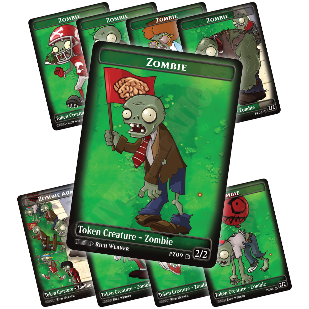 mtg modal double-faced cards Stainless Zombie Angel Token - Metal MTG Tokens